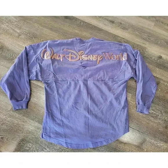 Walt Disney World 50th Anniversary Purple Spirit Jersey Shirt size small #7 - Picture 2 of 6